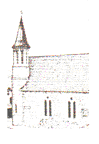 Sketch of St. Ives RC Church